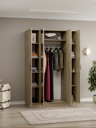 Шкаф распашной МДФ ШК-4/1