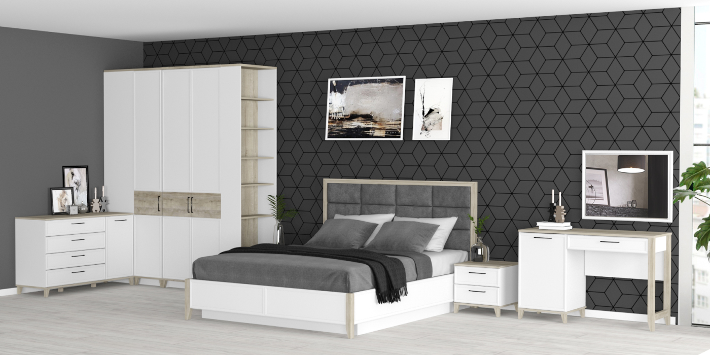 Кровати, Модульная система AURELIO (модуль 306) Кровать Люкс 1800 + орт.осн.