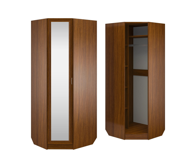 Угловые шкафы, Шкаф угловой ШК-1/5 с зеркалом