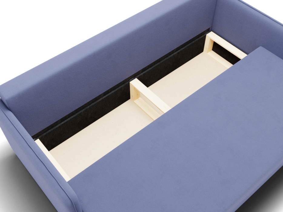 Диваны кровати со спальным местом, Прямой диван Санти,еврокнижка,велюр