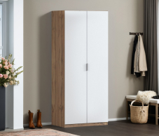 Для одежды, Шкаф двухдверный Макс 1000 мм, вариант №4 (ЛДСП, корпус дуб вотан)