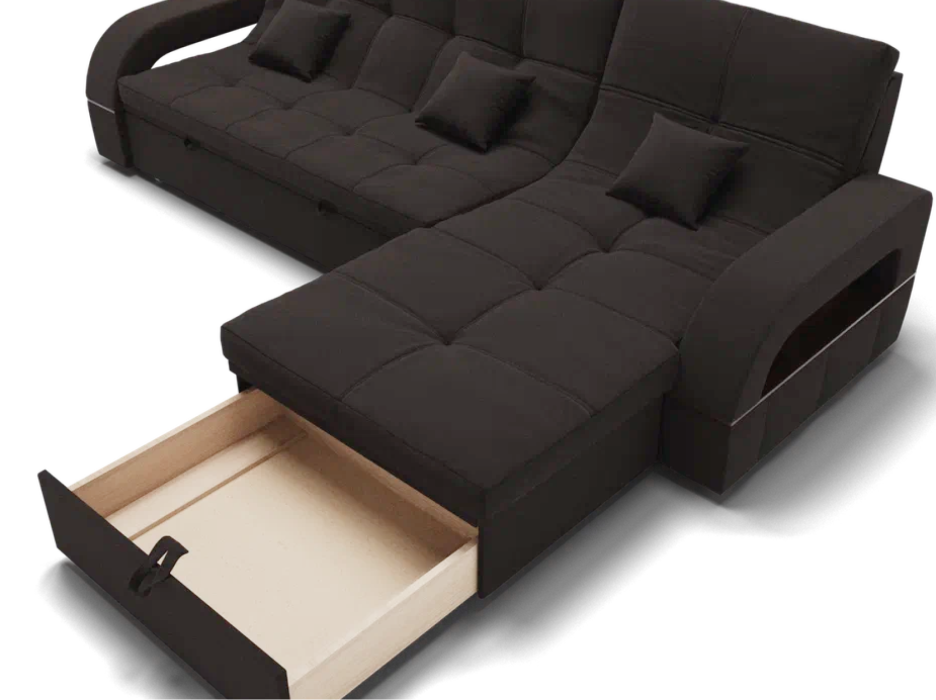 Диваны модульные угловые, Модульный диван Майами-2,микровелюр,антивандальная ткань,венеция