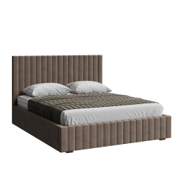 Кровать двуспальная Болонья велюр 140х200 см