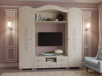 Шкаф Ассоль плюс АС-53К (правый с короной)