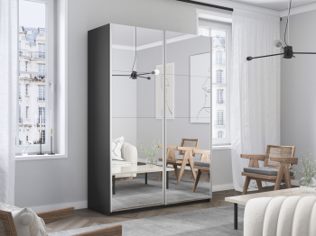 Шкаф Прайм дуо Зеркало+зеркало 2300 х 1400 х 570