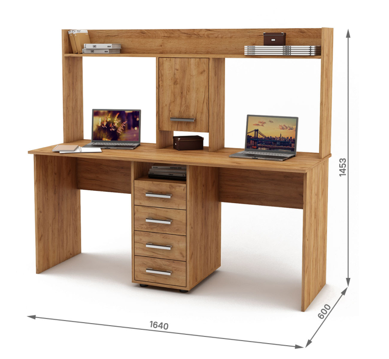 Прямые, Письменный стол Остин-16