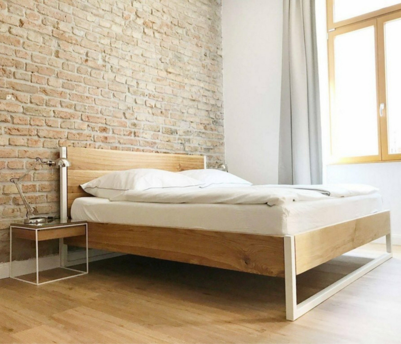Кровати 120 см, Кровать в стиле лофт Ардено 1.2