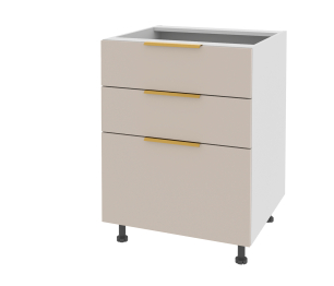 Тумба напольная с 3-мя ящиками 60 х 82 см Фиджи