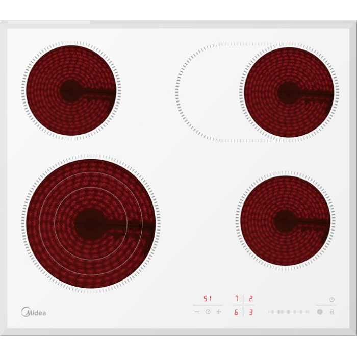 Встраиваемые варочные панели, Варочная панель Midea MCH64767FW