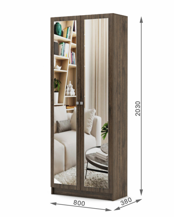 Шкафы двухстворчатые, Шкаф Бостон-8