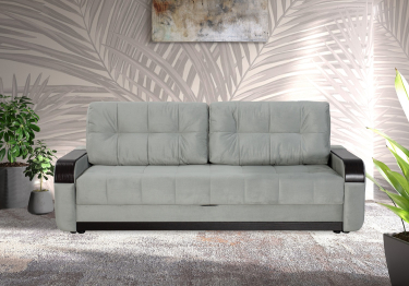 Прямой диван Татьяна 5 БД, еврокнижка, велюр