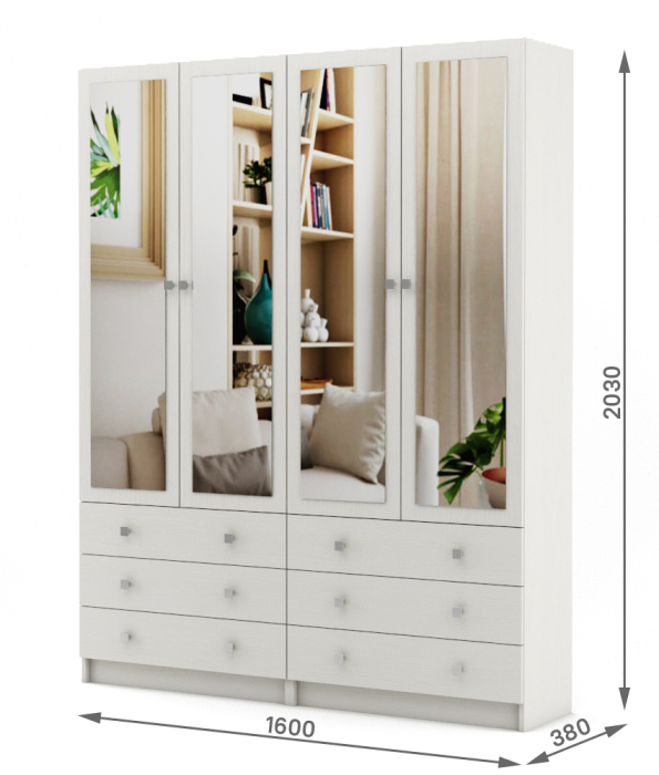 Шкафы распашные, Шкаф Бостон-24