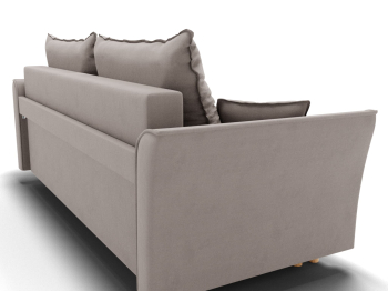 Прямой диван Наоми,еврокнижка,велюр