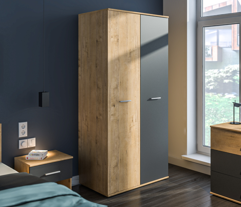 Для одежды, Шкаф 2-х дверный Мамбо СБ-2371