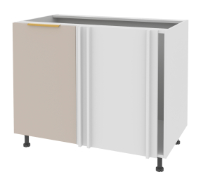 Тумба напольная угловая 105 х 82 см (фасад 45 см) Фиджи