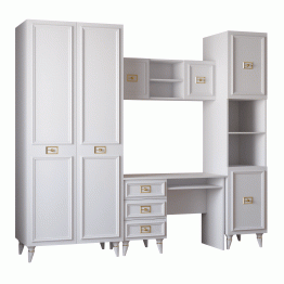 Шкаф пенал Валенсия золото 45х60х220 см