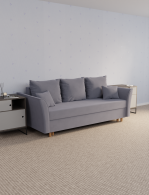 Диваны еврокнижки, Прямой диван Мелодия,еврокнижка,велюр