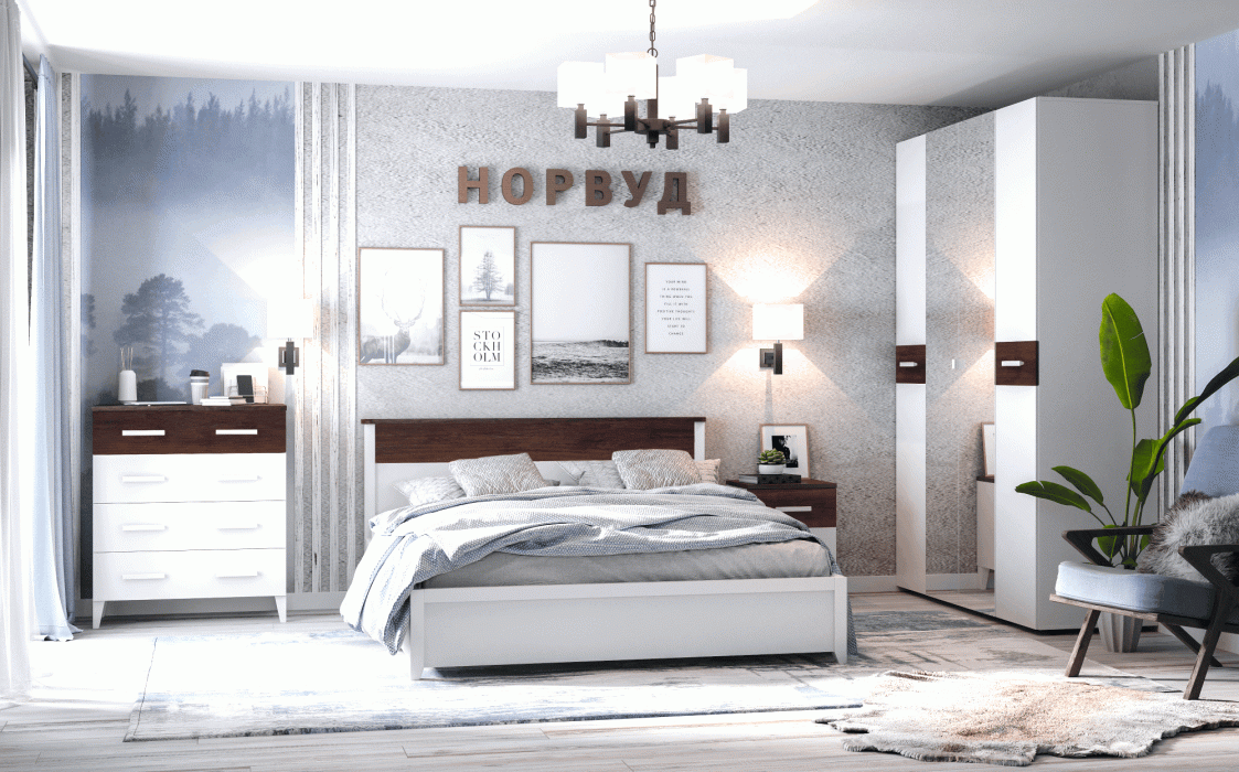 Комоды, Норвуд 455 Комод с 4 ящ