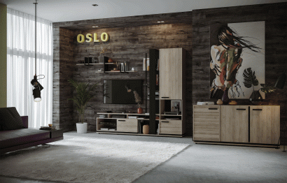 Гостиная Oslo (модуль 25) Стеллаж