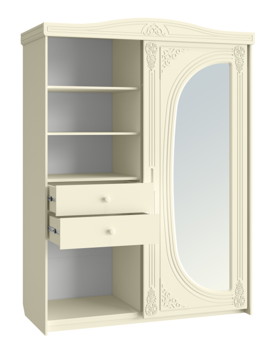 Шкафы-купе 2-х дверные, Шкаф-купе Ассоль плюс АС-16