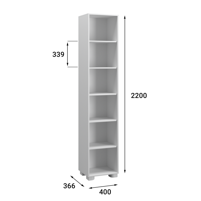 Для одежды, Шкаф-пенал «Монблан» МБ-22К
