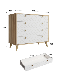 Комод Велламо ВО-12