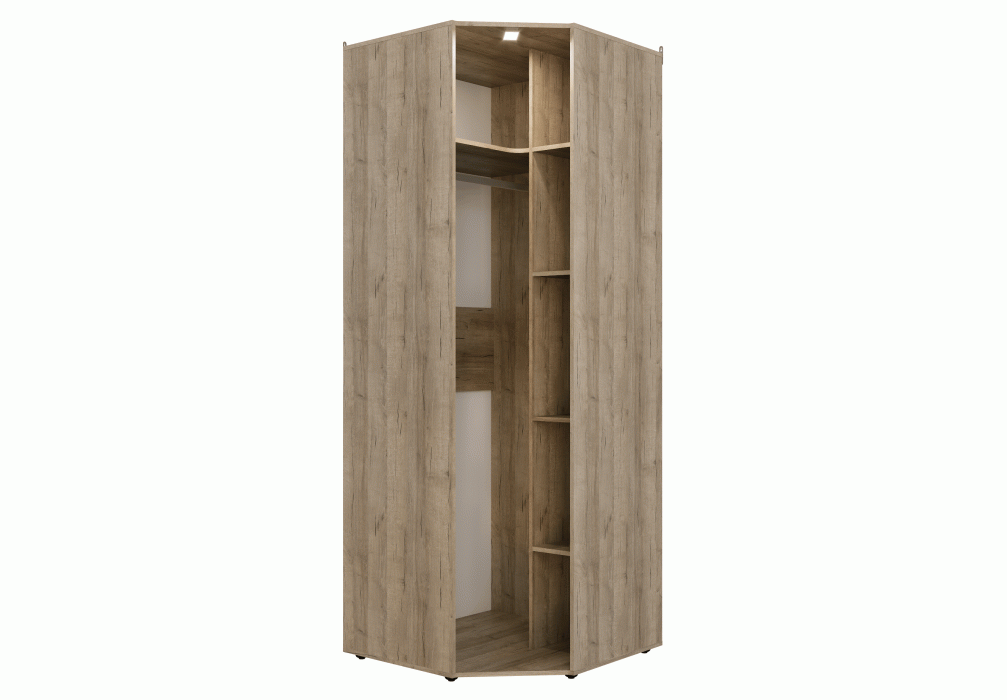 Шкафы, Спальня Scandica Oslo (модуль 156) Шкаф угловой Зеркало