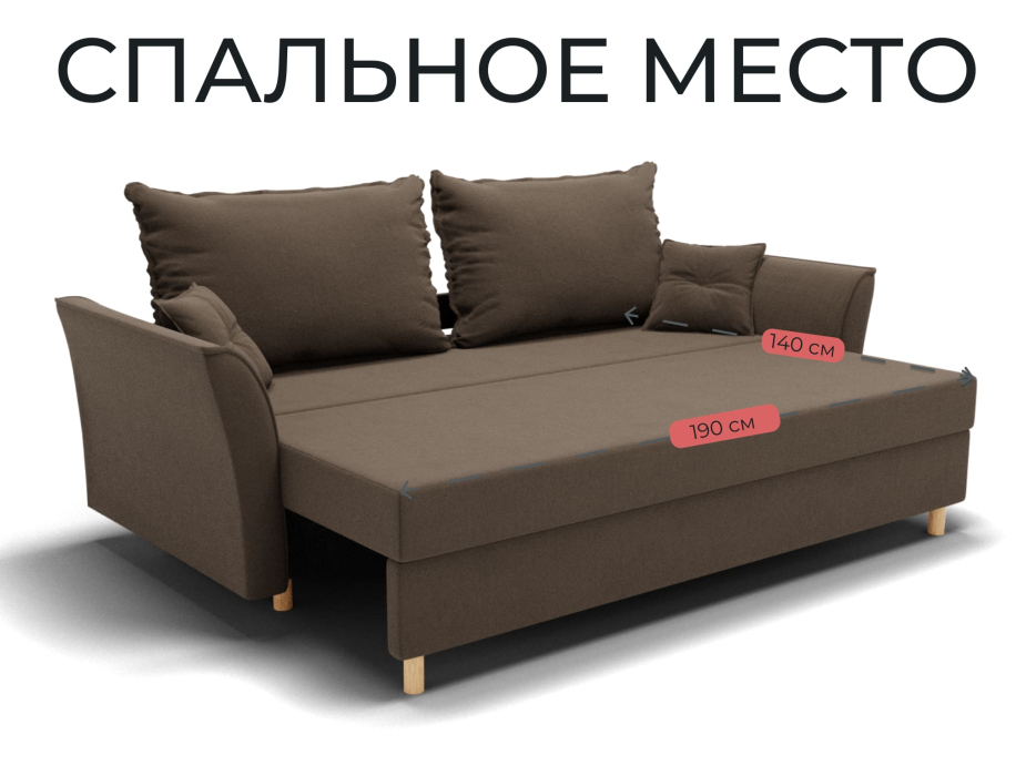 Диваны еврокнижки, Прямой диван Наоми,еврокнижка,велюр