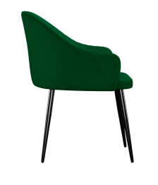 Стул 440 K13 изумруд, ножки черные