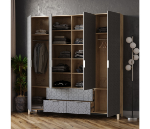 Шкаф распашной Марвин 4