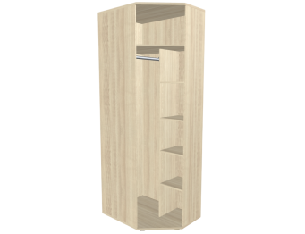 Модульная система Карина Шкаф ШК-1018 угловой с зеркалом