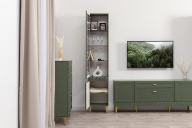 Шкаф витрина Марион 16.397.01