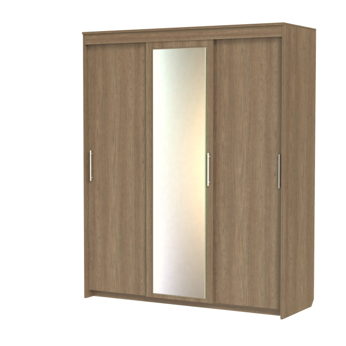 Шкафы-купе 3-х дверные, Шкаф-купе шк-21 с зеркалом