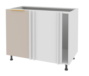 Тумба напольная угловая 100 х 82 см  (фасад 40 см) Фиджи