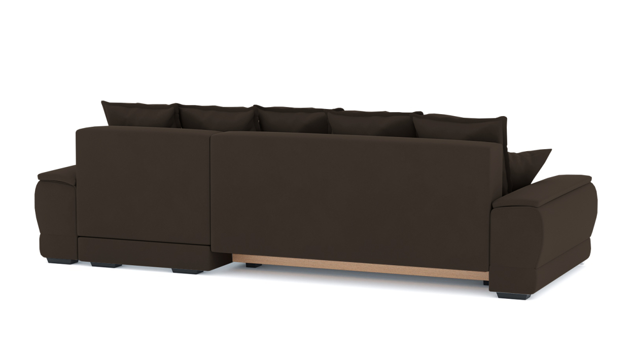 Диваны угловые в гостиную, Диван-кровать угловой Нордвикс ПБ, велюр