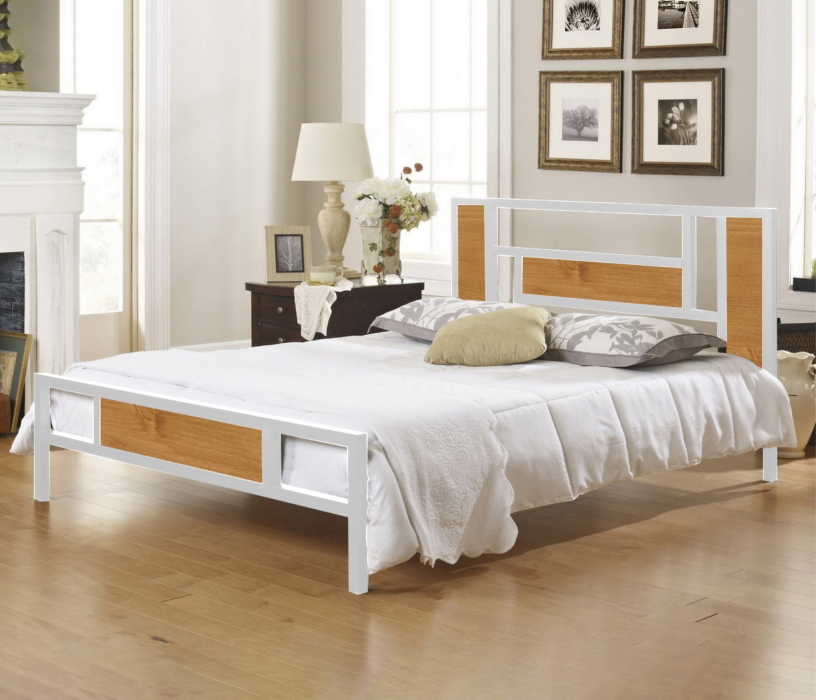 Кровати 120 см, Кровать в стиле лофт Бристоль 1.2