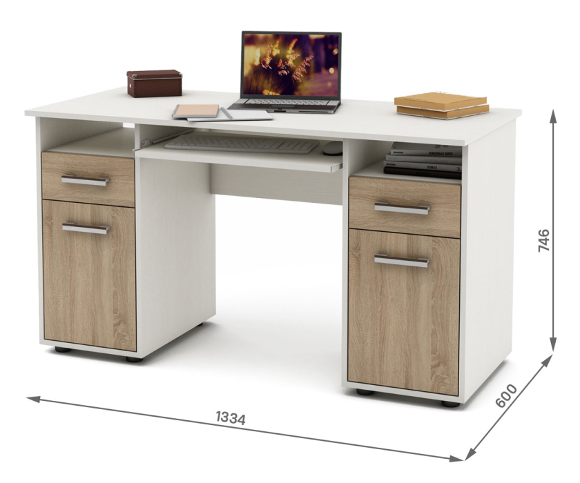 Прямые, Письменный стол Остин-5К