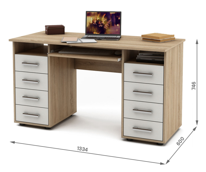 Прямые, Письменный стол Остин-6К