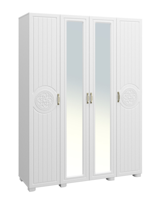 Шкафы распашные, Шкаф Монблан МБ-25К с зеркалом