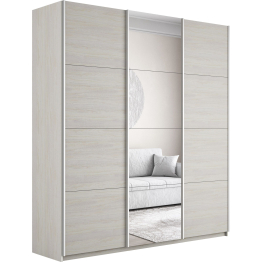 Шкаф-купе Прайм 3-х дверный ДСП/Зеркало/Доводчики 210х57х230