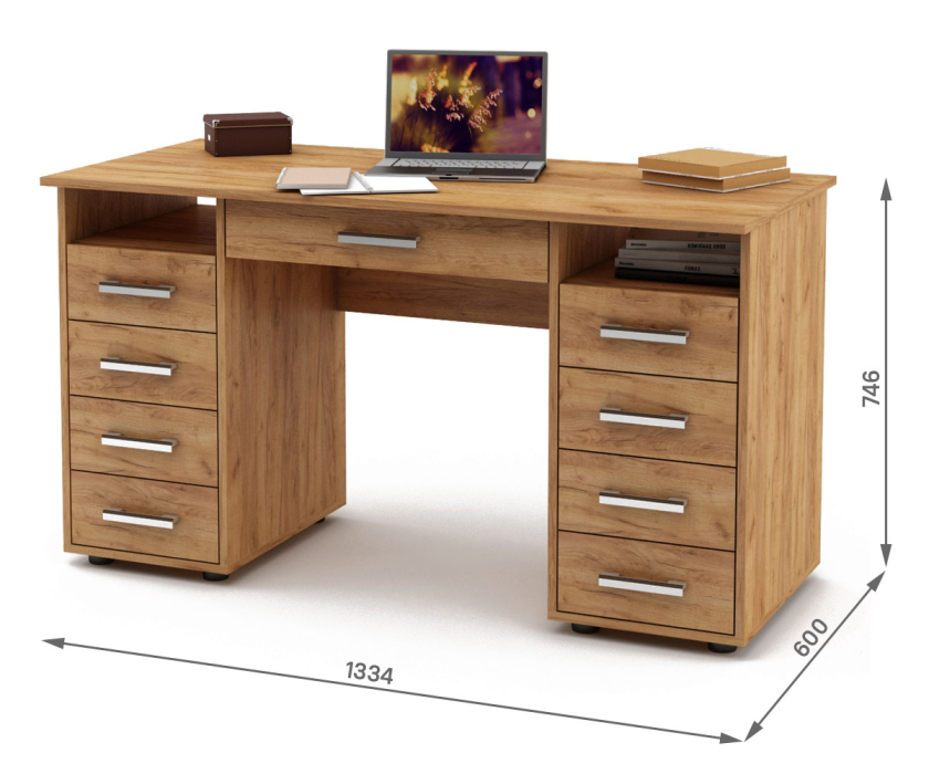 Прямые, Письменный стол Остин-6Я