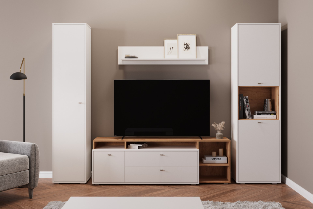 Шкафы распашные, Шкаф-пенал Бэль 16.320