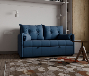 Прямой диван Палермо,выкатной,велюр