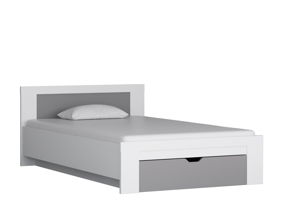 Кровати 120х200, Кровать полутороспальная с ящиком ДЕЛЬТА Next 19.03