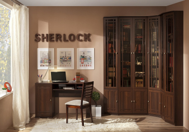 Модульная система Sherlock (модуль 33) Шкаф для книг угловой