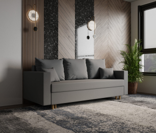 Прямой диван Адам,еврокнижка,велюр