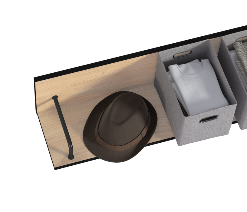 Прихожие, Лофт прихожая Дуб Минерва