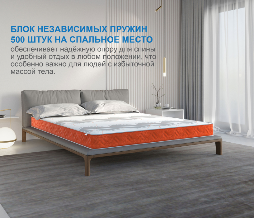 Другие размеры, Матрас Сити-Генуя в чехле Warmer 1200х2000