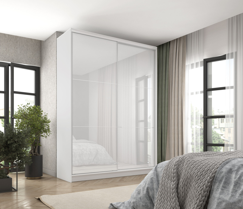 Шкафы-купе 2-х дверные, Шкаф-купе 2-х дверный 177,4х242х61,2 см Базе