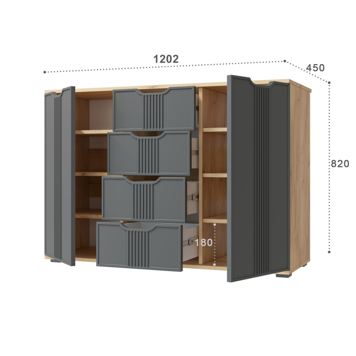 Комоды, Комод Эмилия ЭЛ-21